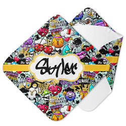 Graffiti Hooded Baby Towel (Personalized)