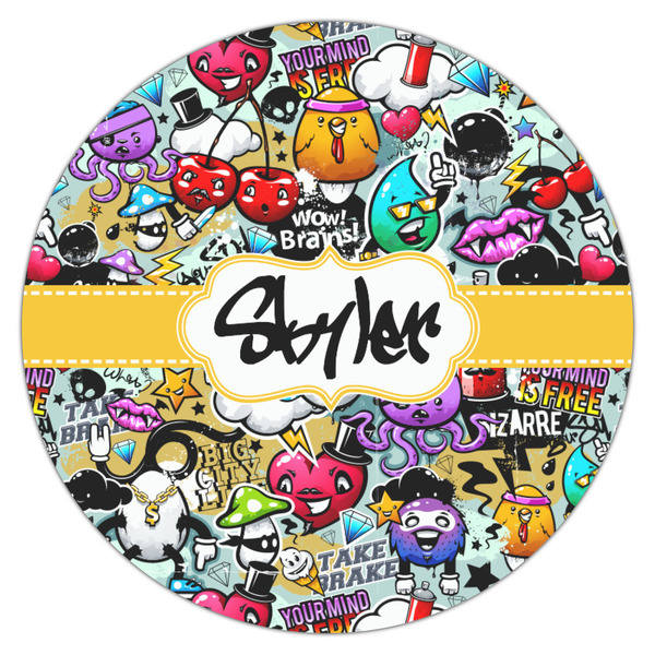 Graffiti Icing Circle - Medium - Single