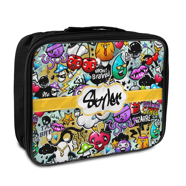 Custom Graffiti Insulated Lunch Bag (Personalized)