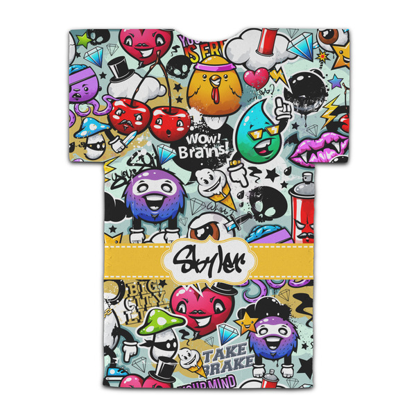 Graffiti Jersey Bottle Cooler - BACK (flat)