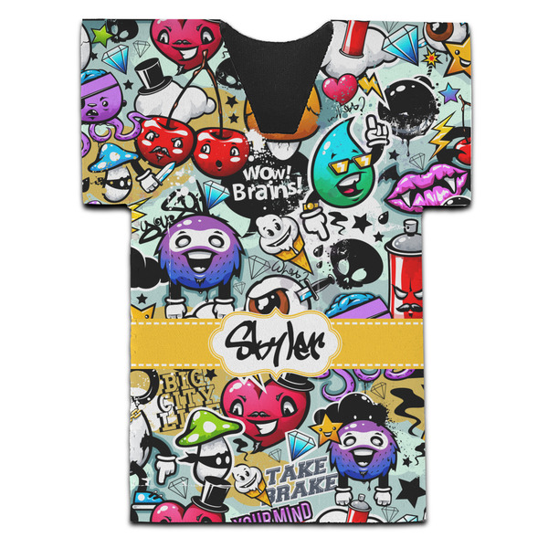 Custom Graffiti Jersey Bottle Cooler (Personalized)