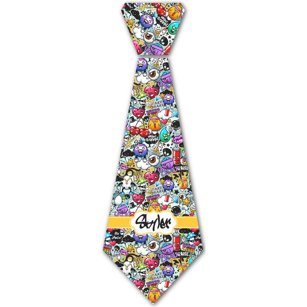 Custom Graffiti Iron On Tie - 4 Sizes w/ Name or Text