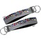Graffiti Key-chain - Metal and Nylon - Front and Back