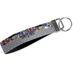 Graffiti Webbing Keychain Fob - Large (Personalized)