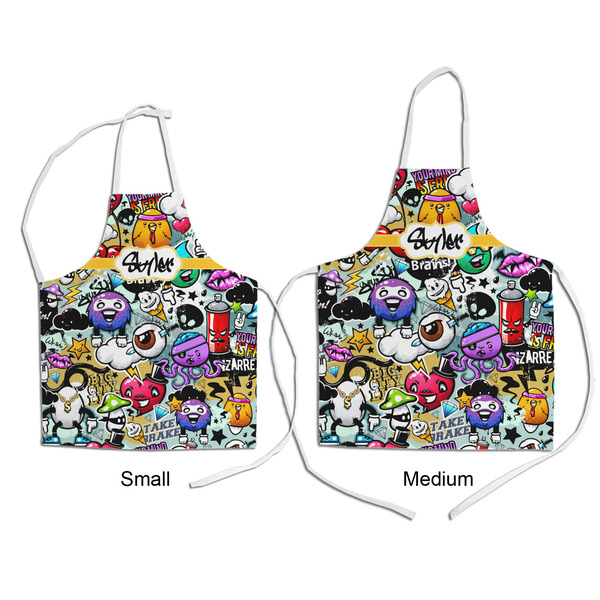 Graffiti Kid's Aprons - Comparison