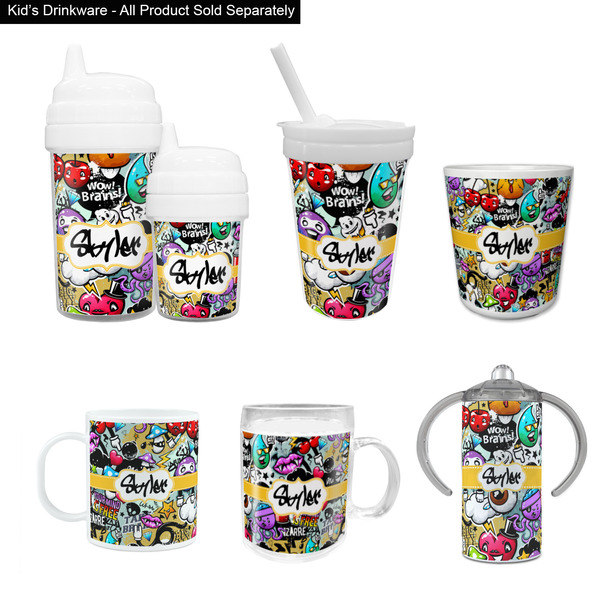 Graffiti Kid's Drinkware - Customized & Personalized