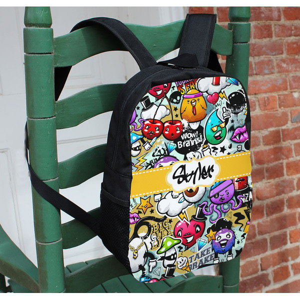 Graffiti Kids Backpack - In Context