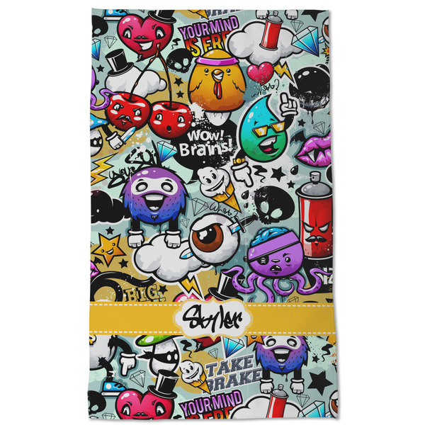 Graffiti Kitchen Towel - Poly Cotton - Full Front