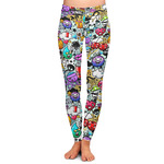Graffiti Ladies Leggings - Extra Large