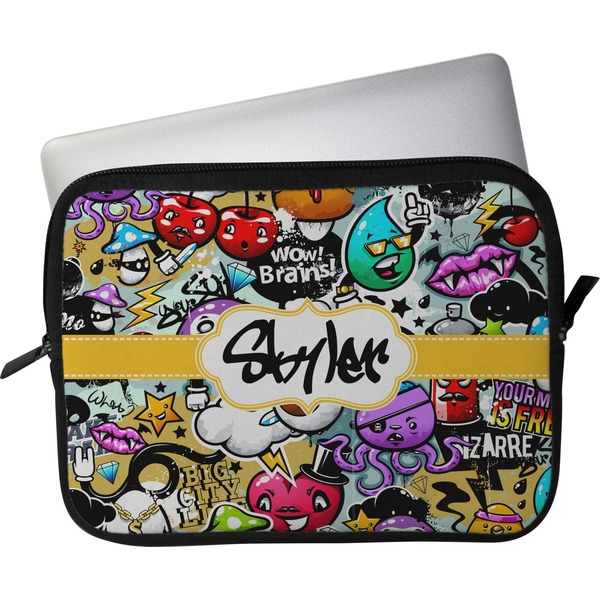 Custom Graffiti Laptop Sleeve / Case - 13" (Personalized)