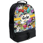 Graffiti Backpacks - Black (Personalized)