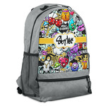Graffiti Backpack - Grey (Personalized)