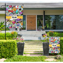 Graffiti Large Garden Flag - Double Sided (Personalized)