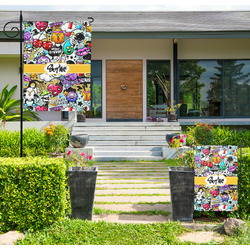 Graffiti Large Garden Flag - Single Sided (Personalized)