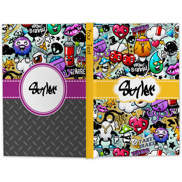 Graffiti Large Hard Cover Journal - Apvl