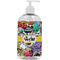Graffiti Plastic Soap / Lotion Dispenser (16 oz - Large - White) (Personalized)