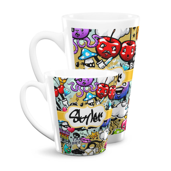 Graffiti Latte Mugs Main