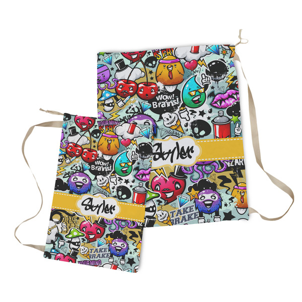 Graffiti Laundry Bag - Both Bags