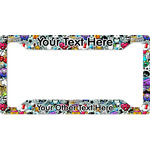 Graffiti License Plate Frame - Style A (Personalized)