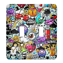 Graffiti Light Switch Cover (2 Toggle Plate)