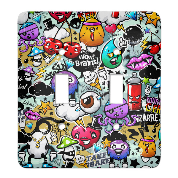 Custom Graffiti Light Switch Cover (2 Toggle Plate)