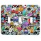 Graffiti Light Switch Cover (3 Toggle Plate)