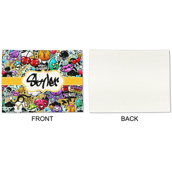 Graffiti Linen Placemat - APPROVAL Single (single sided)