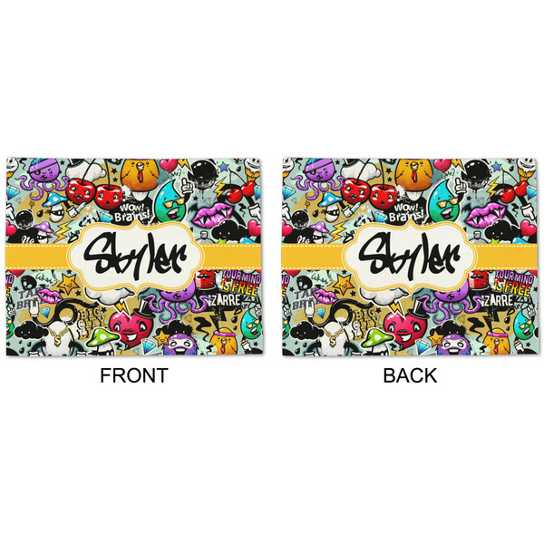 Graffiti Linen Placemat - APPROVAL (double sided)