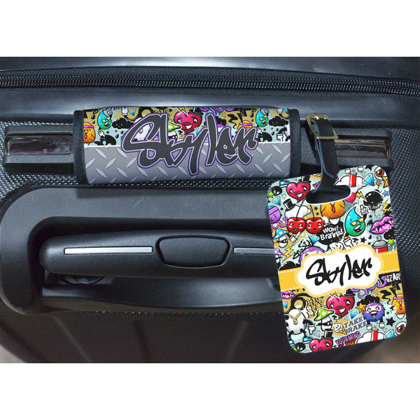 Graffiti Luggage Wrap & Tag