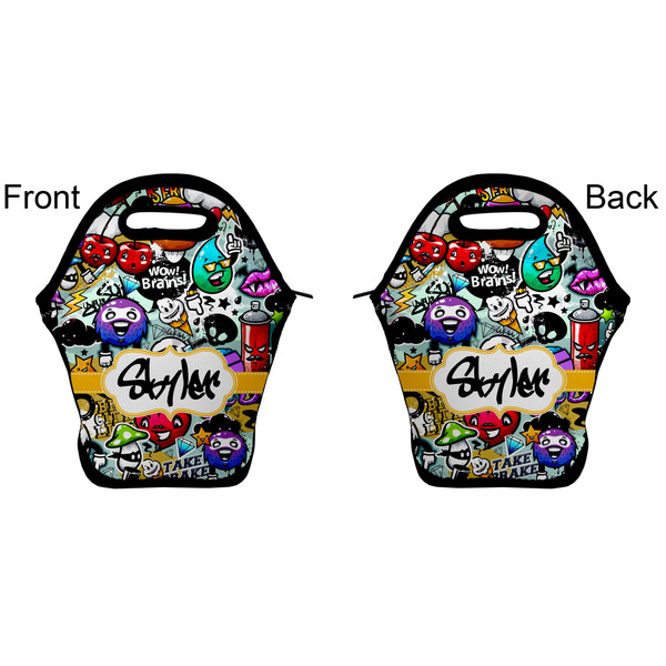 Graffiti Lunch Bag - Front and Back