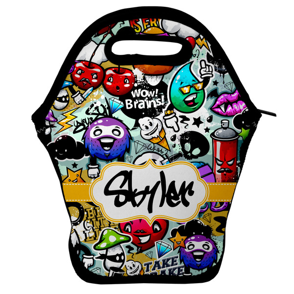 Custom Graffiti Lunch Bag w/ Name or Text