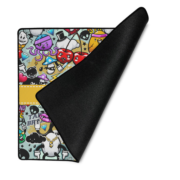 Graffiti Medium Gaming Mats - FRONT W/FOLD