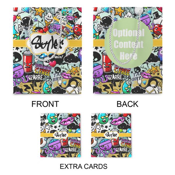 Graffiti Medium Gift Bag - Approval