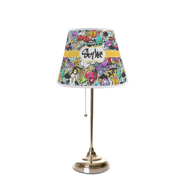 Graffiti Poly Film Empire Lampshade - On Stand