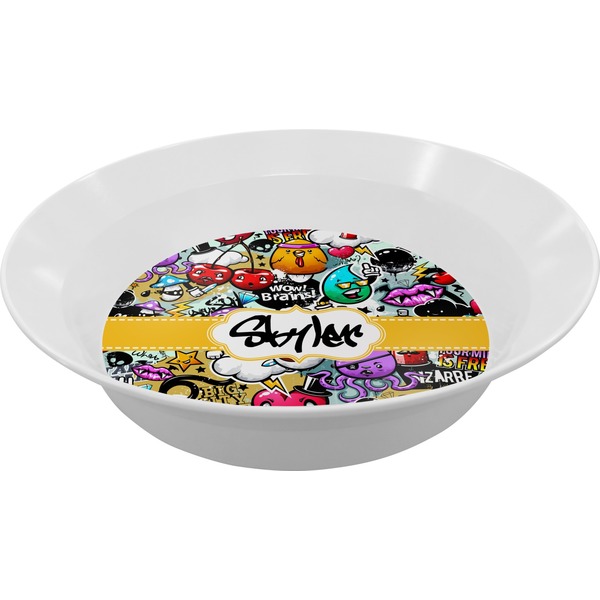 Custom Graffiti Melamine Bowl (Personalized)