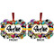 Graffiti Metal Benilux Ornament - Front and Back (APPROVAL)