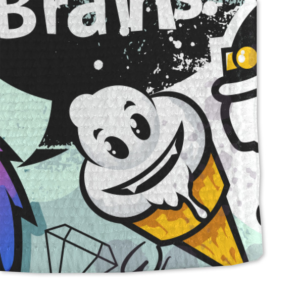 Graffiti Microfiber Dish Towel - DETAIL