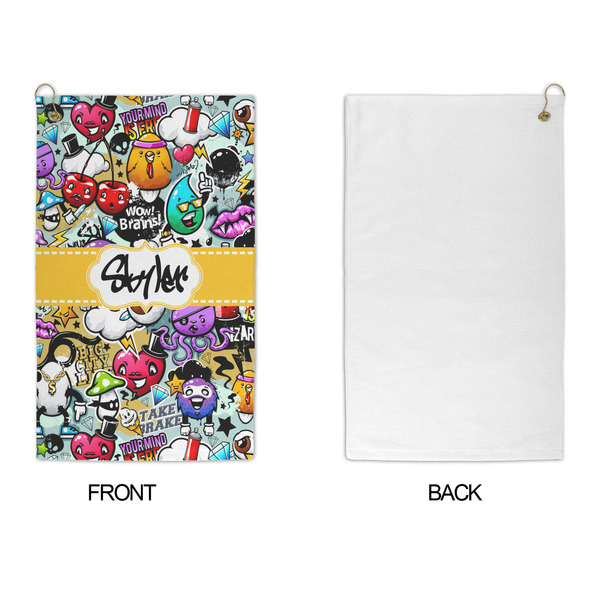 Graffiti Microfiber Golf Towels - APPROVAL
