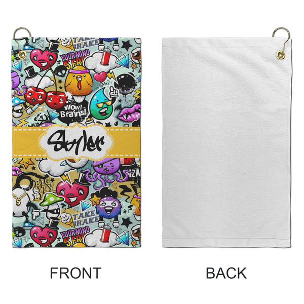 Graffiti Microfiber Golf Towels - Small - APPROVAL