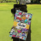 Graffiti Microfiber Golf Towels - Small - LIFESTYLE