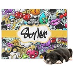 Graffiti Dog Blanket (Personalized)