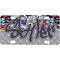 Graffiti Mini/Bicycle License Plate (Personalized)