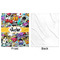 Graffiti Minky Blanket - 50"x60" - Single Sided - Front & Back