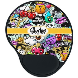 Graffiti Mouse Pad with Wrist Support
