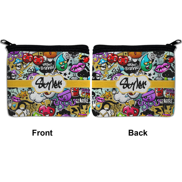 Graffiti Neoprene Coin Purse - Front & Back (APPROVAL)