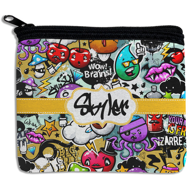 Custom Graffiti Rectangular Coin Purse (Personalized)