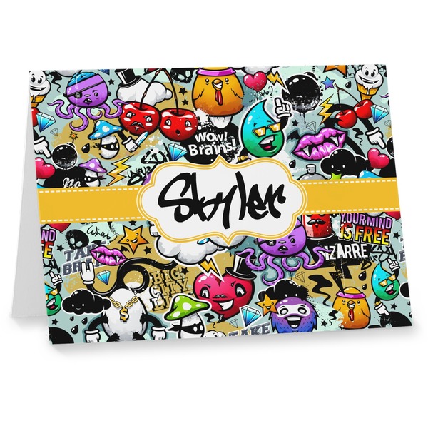 Custom Graffiti Note cards (Personalized)