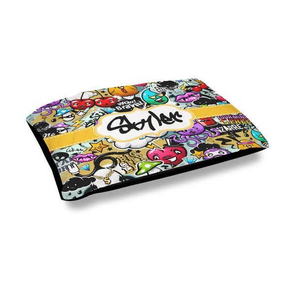 Custom Graffiti Outdoor Dog Bed - Medium (Personalized)