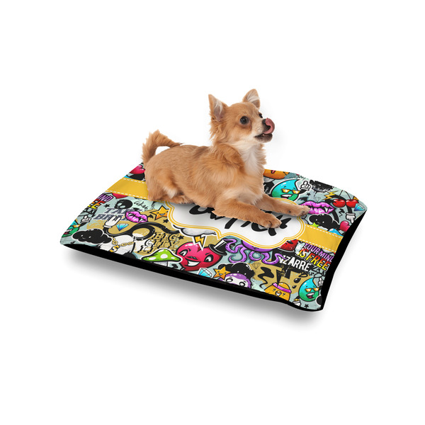 Graffiti Outdoor Dog Beds - Small - IN CONTEXT