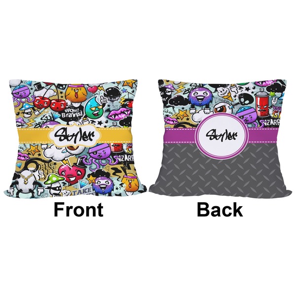 Graffiti Outdoor Pillow - 20x20